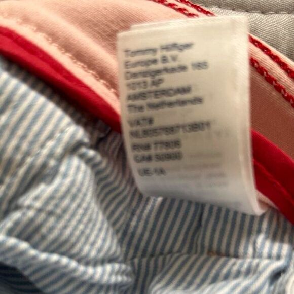 Tommy Hilfiger Classic cropped pink straight-cut trousers size 12 - Picture 13 of 13